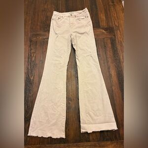 Rockin C Beige Flared Pants